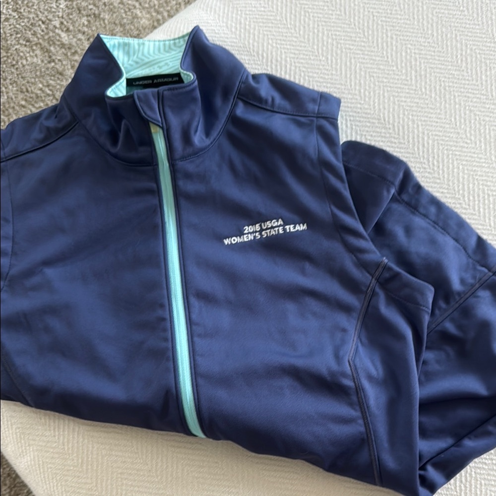 Under Armour Blue rain/wind vest